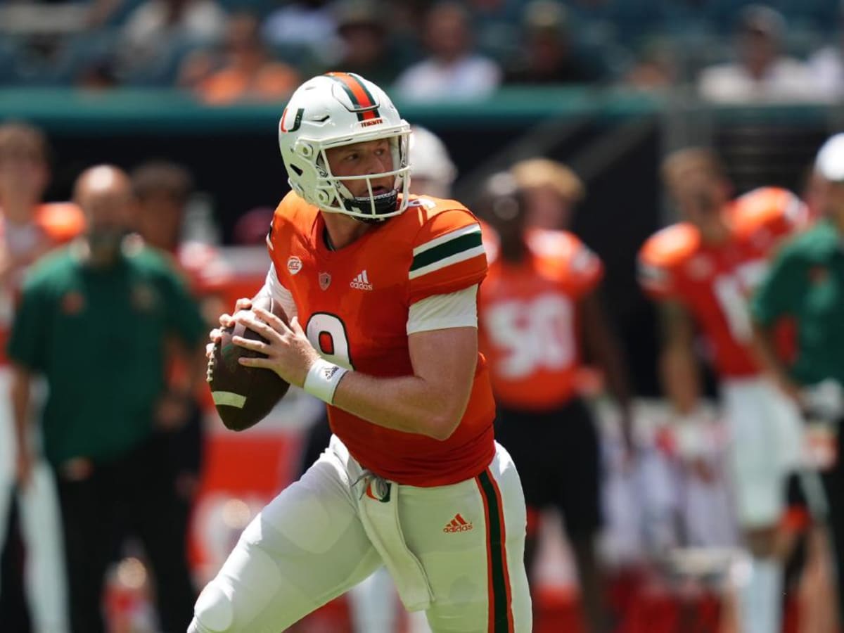 Miami Hurricanes Quarterback Tyler Van Dyke Receives Top PFF Grade - All  Hurricanes on Sports Illustrated: News, Analysis, and More