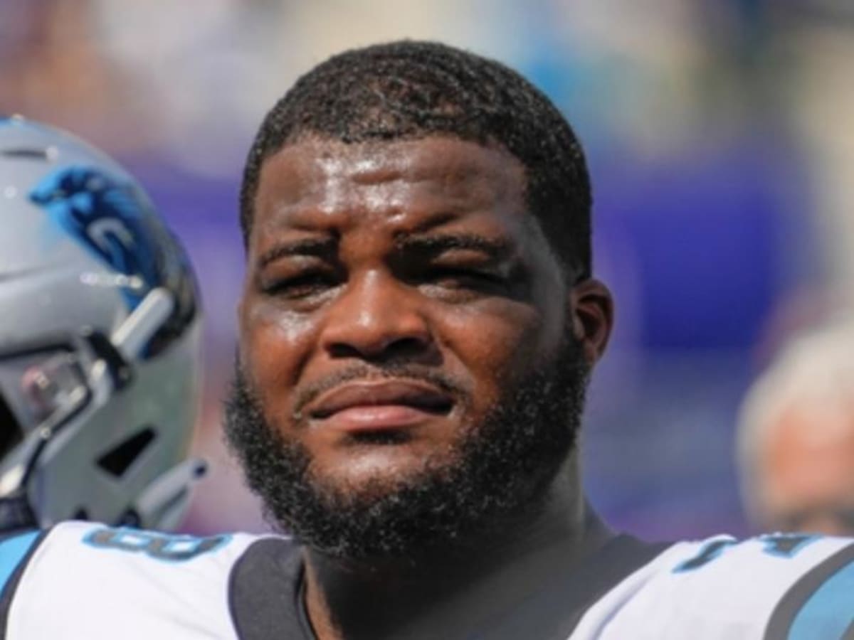 August 26, 2022: Carolina Panthers defensive tackle Marquan McCall (78)  gets by Buffalo Bills