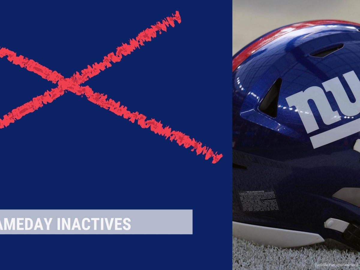 New York Giants-Dallas Cowboys Game Day Inactives - Sports