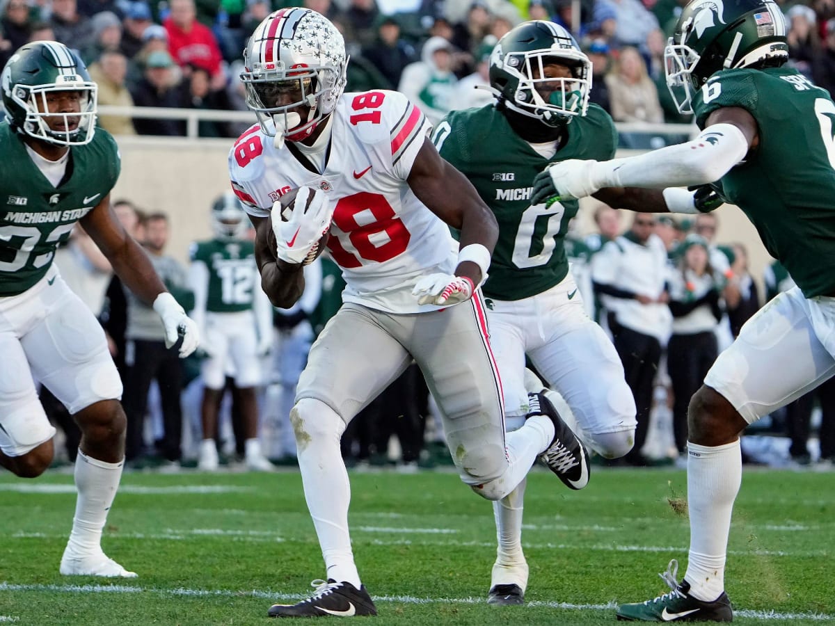 Michigan State Debriefing: C.J. Stroud and Marvin Harrison Have Record Days  As Ohio State Throttles Floundering Spartans