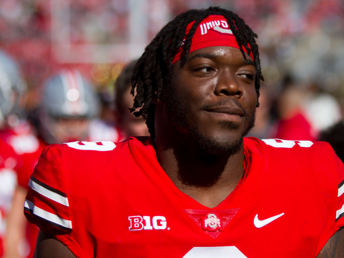 With the 75th pick in the 2023 NFL Draft the Atlanta Falcons select Zach  Harrison DE Ohio State. Welcome to Atlanta @zacharrison88 