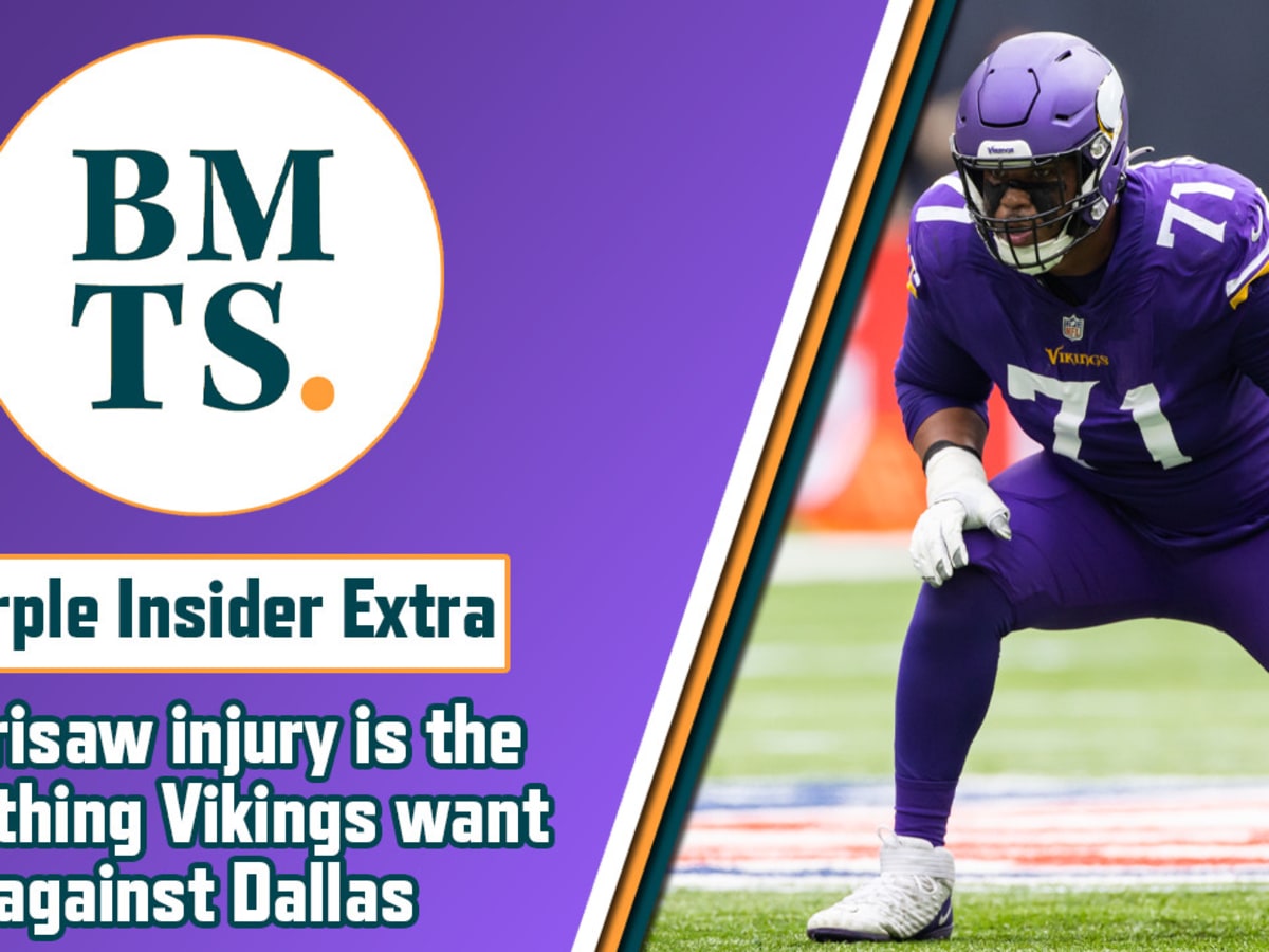 Darrisaw injury is the last thing Vikings want against Dallas - Sports  Illustrated Minnesota Sports, News, Analysis, and More