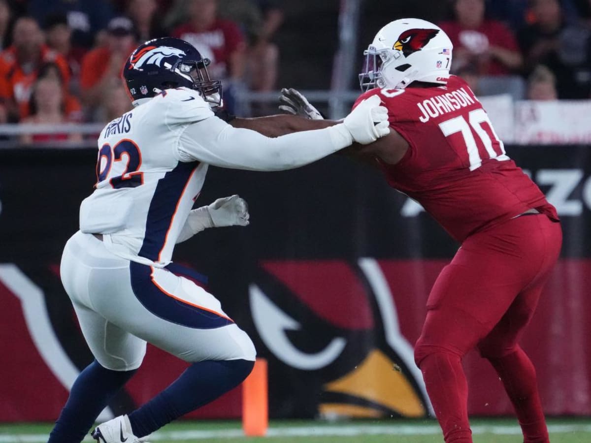 Arizona Cardinals offensive tackle Paris Johnson Jr. (70) stands