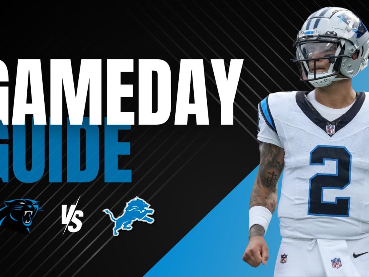 Gameday Guide: Carolina Panthers vs. Detroit Lions - Sports Illustrated  Carolina Panthers News, Analysis and More