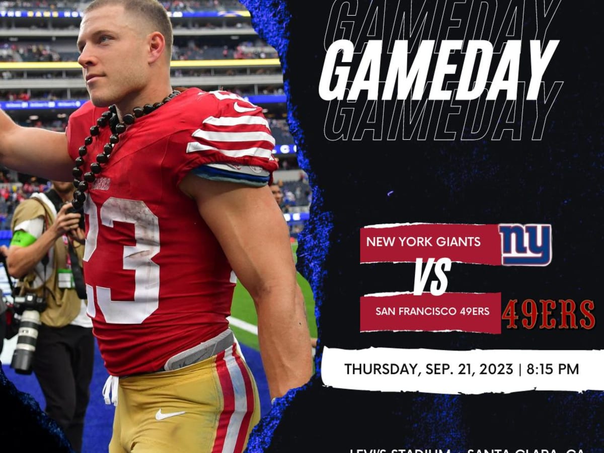 Thursday Night Football - New York Giants at San Francisco 49ers: How to  Watch, Odds, and More - Sports Illustrated New York Giants News, Analysis  and More