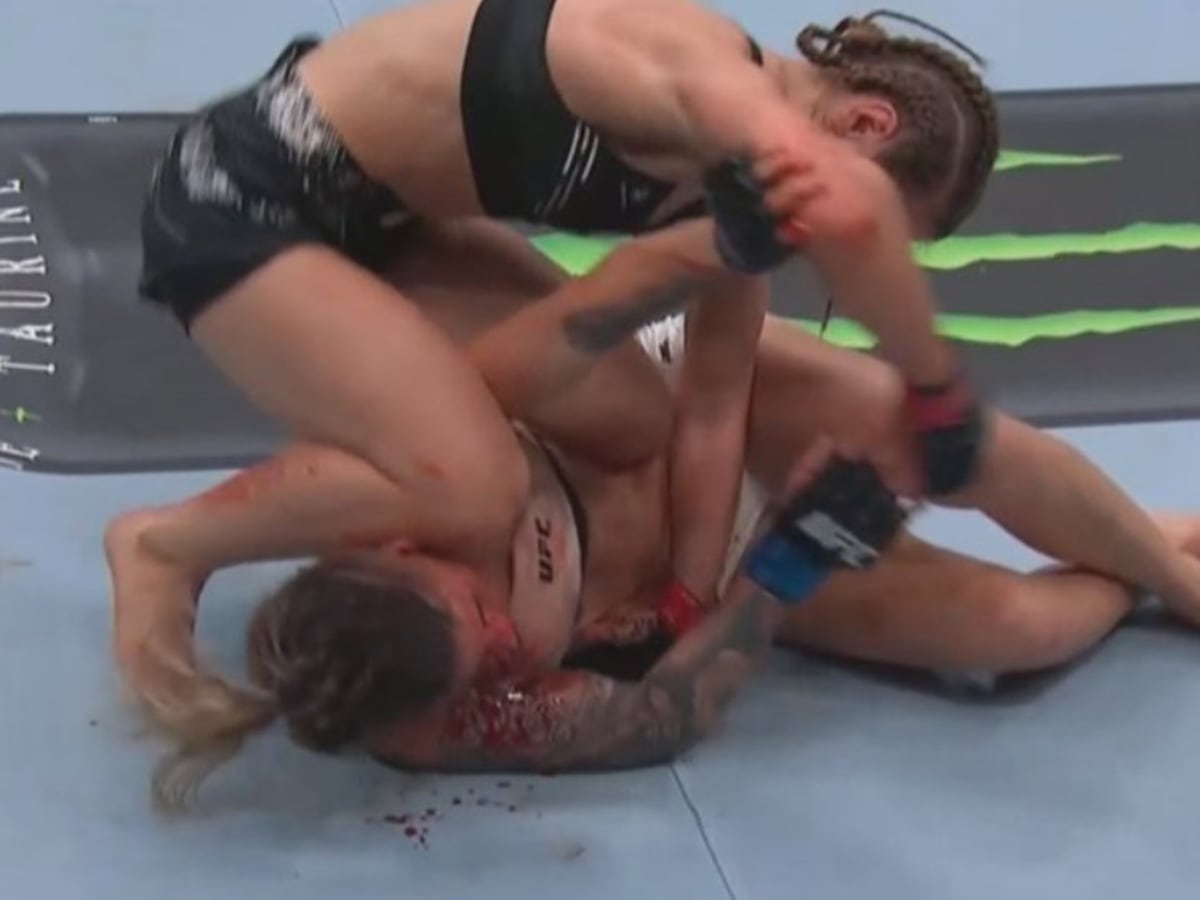 ufc 297 video fighter suffers life changing beatdown in prelim fightwebp