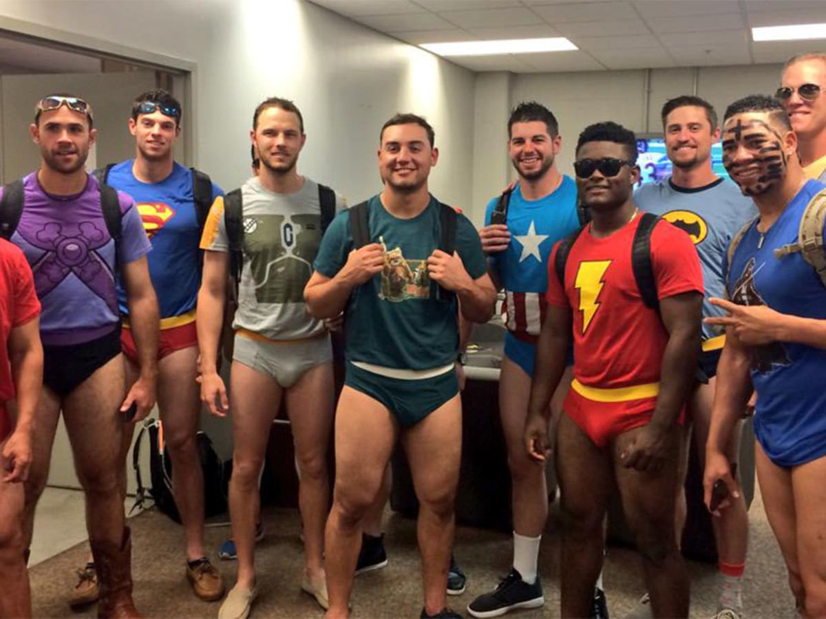 Mets players make rookies wear superhero themed underwear