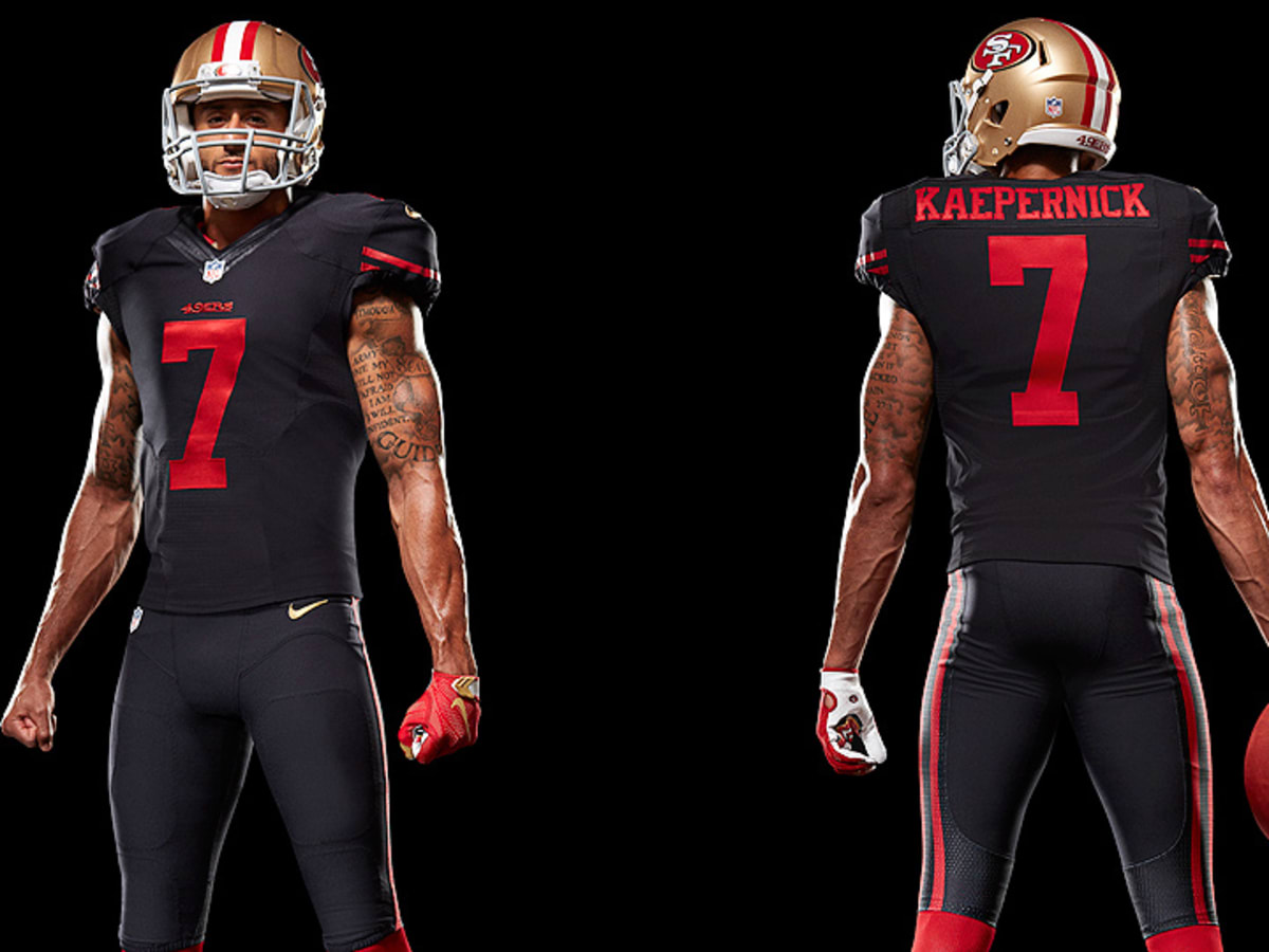 49ers alternate sales black jersey