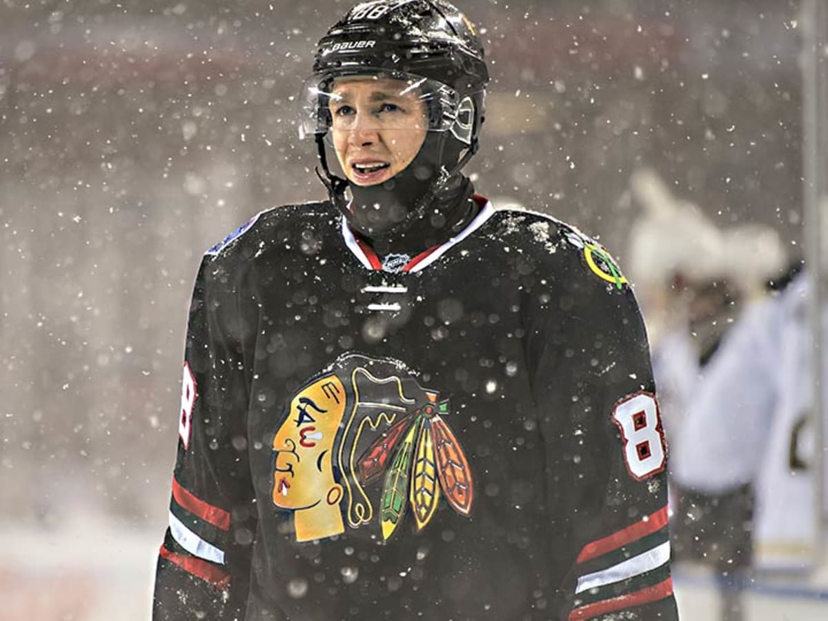 Chicago blackhawks outdoor game on sale jersey