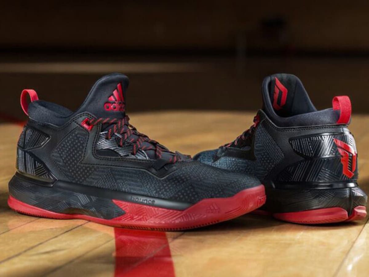 All black sale damian lillard shoes