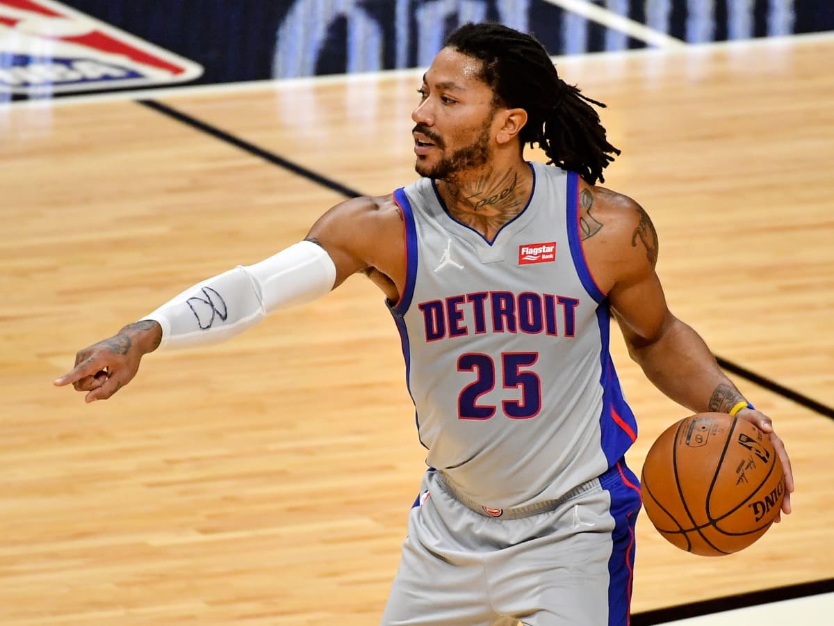 Derrick rose sales pistons