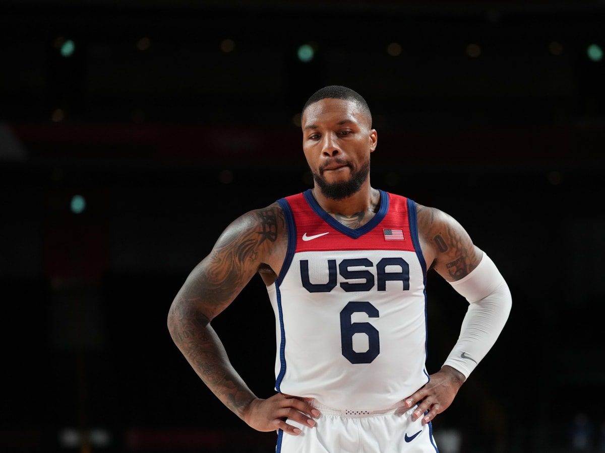 Damian lillard team usa on sale jersey