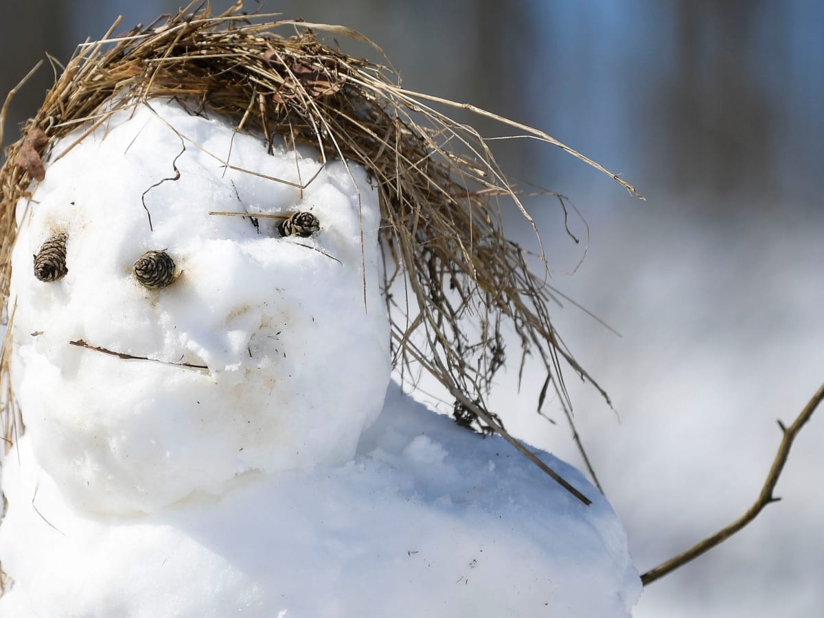 Life-Sized Snowman Created at Western Michigan–Central Michigan