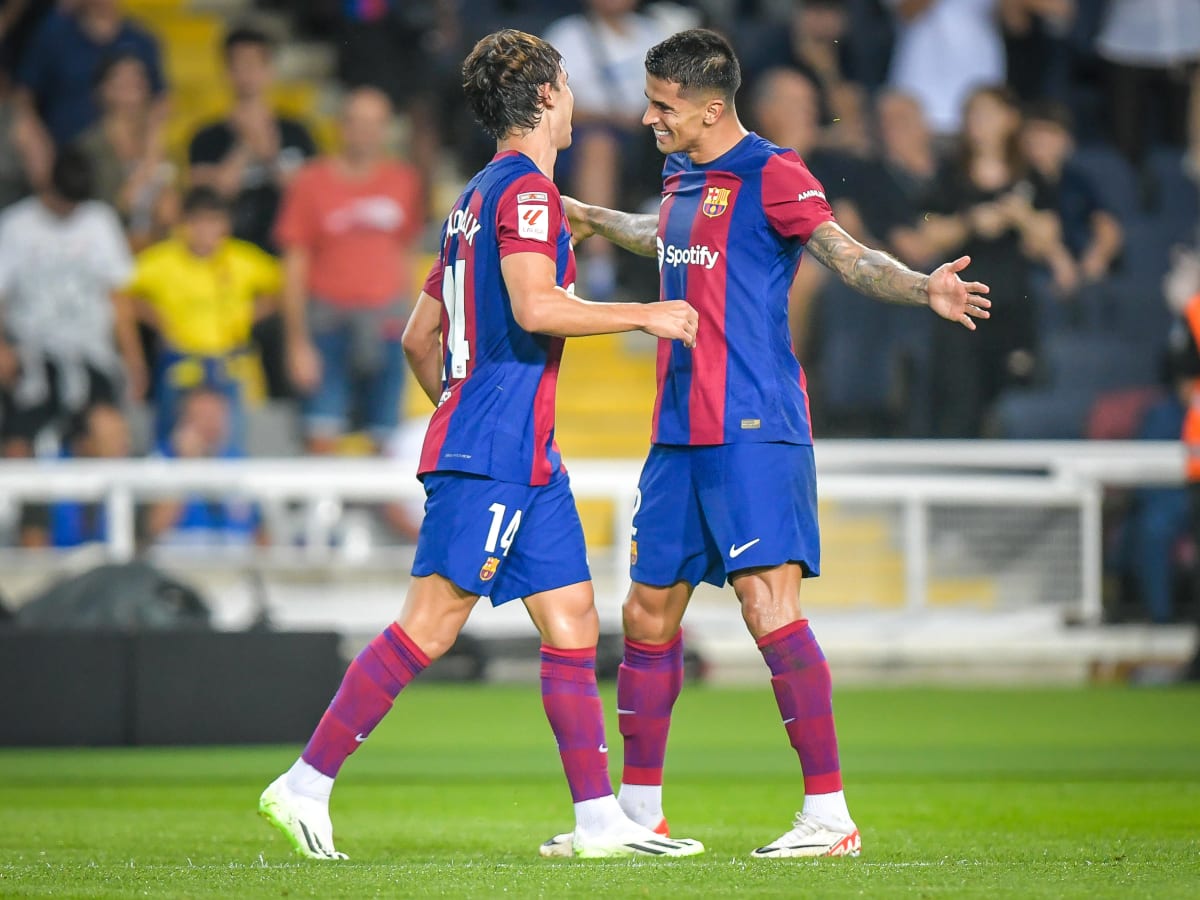 Joao Felix and Cancelo score debut goals as Barcelona beat Betis