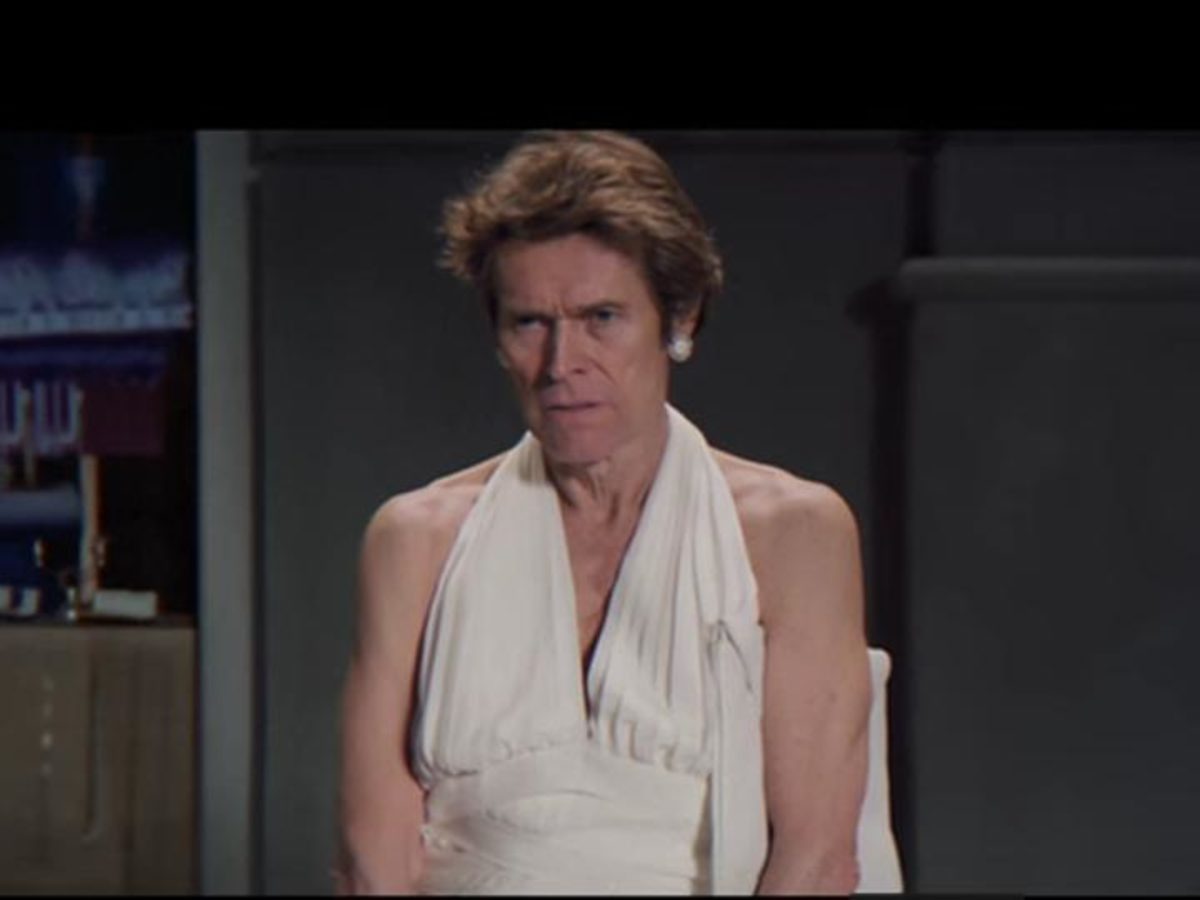 Snickers Super Bowl commercial Willem Dafoe plays Marilyn Monroe