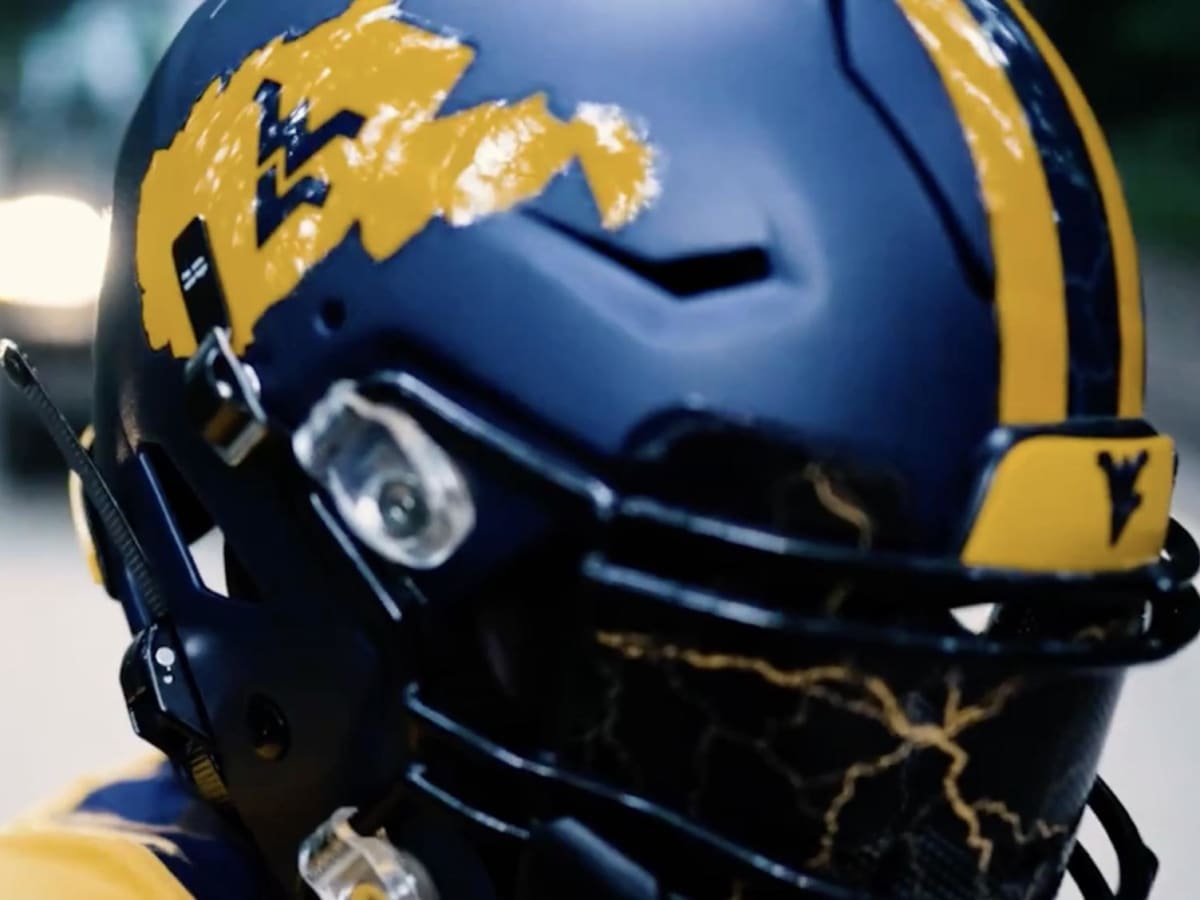 Wvu store football helmet