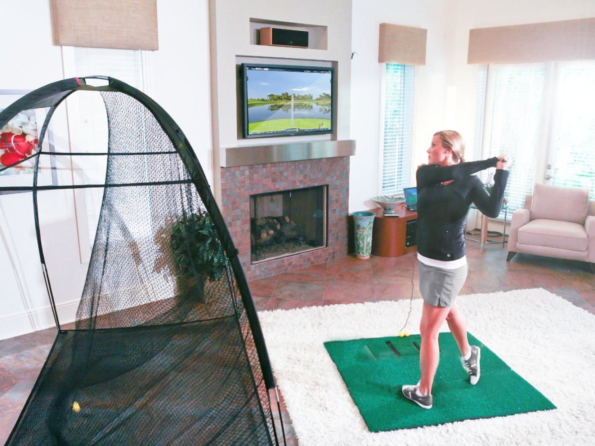 Create an indoor golf range with OptiShot - Sports Illustrated