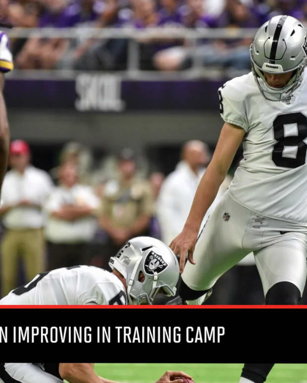 From the Las Vegas Raiders locker room: Daniel Carlson - Sports Illustrated  Las Vegas Raiders News, Analysis and More