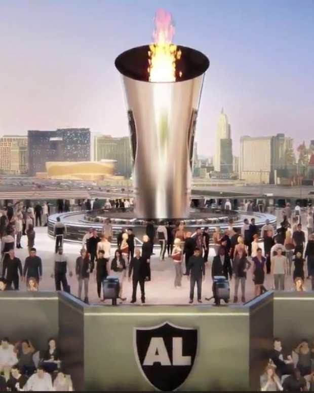 Al Davis Torch, Las Vegas