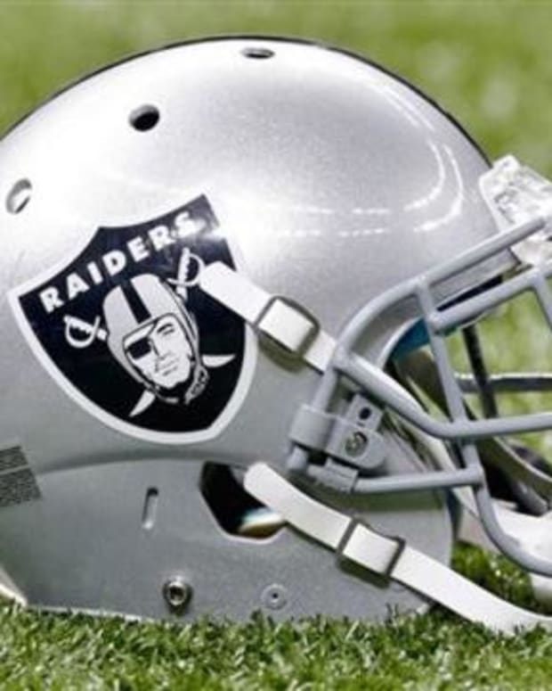 Raiders helmet