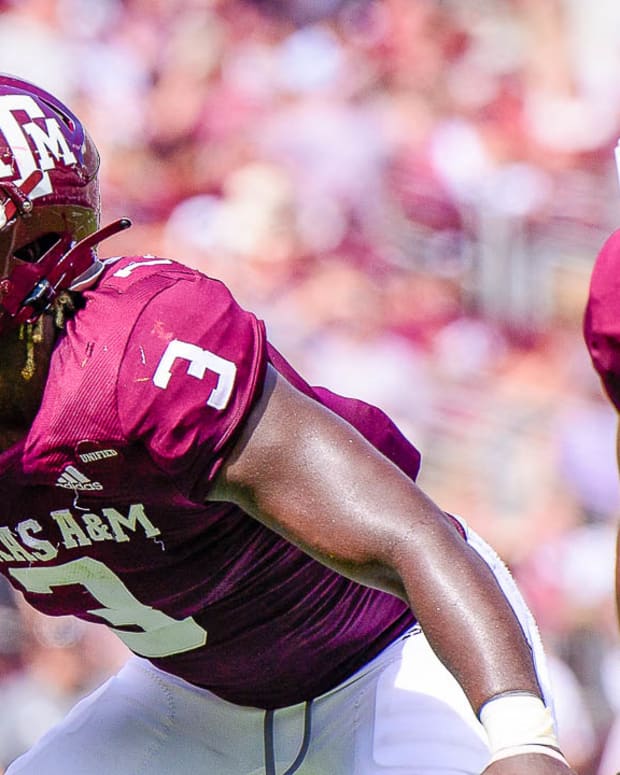 Texas A&M defensive lineman Tyree Johnson