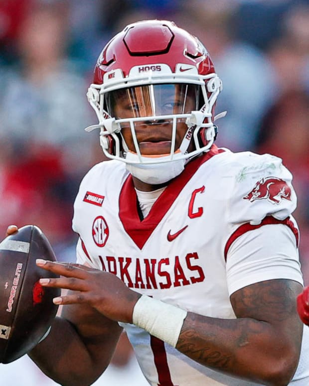 Hogs’ QB KJ Jefferson After 41-27 Win Over Auburn - Sports Illustrated ...