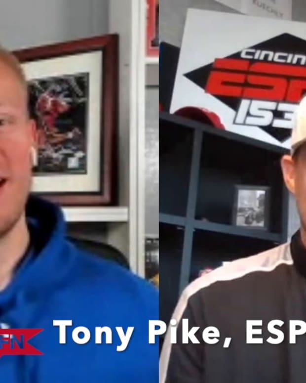 Tony Pike on Brian Kelly leaving Cincinnati Bearcats