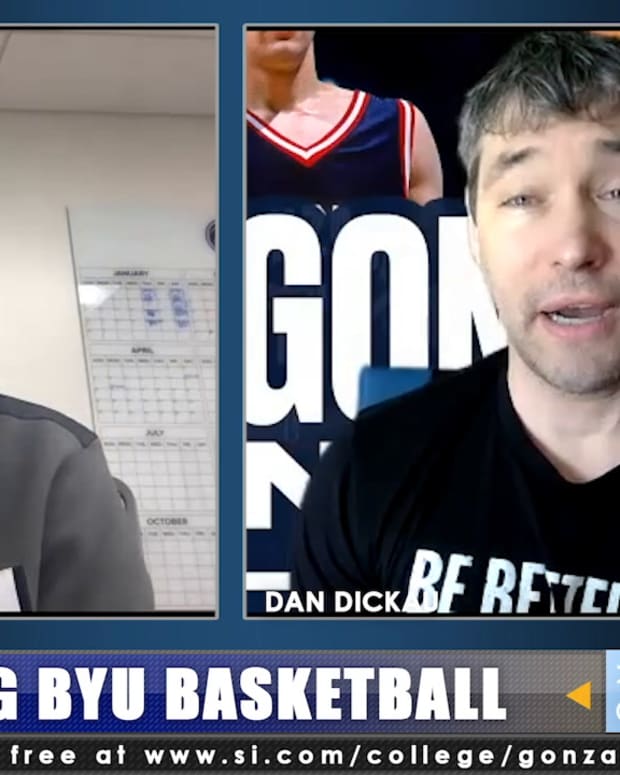 Mark Pope From BYU Basketball Talks with Gonzaga Nation