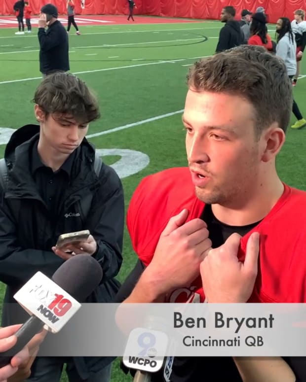 Cincinnati Quarterback Ben Bryant 2023 UC Spring Game All Bearcats