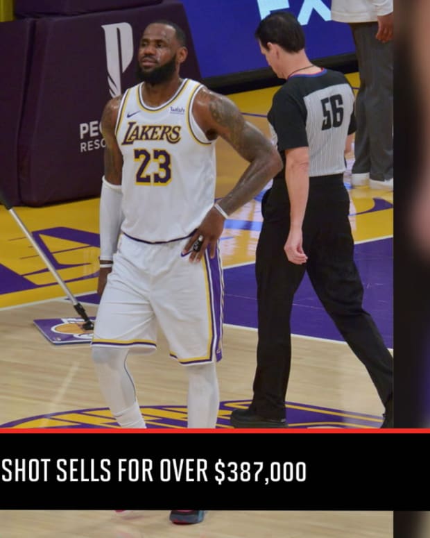LeBron James NBA Top Shot sells for over $387,000