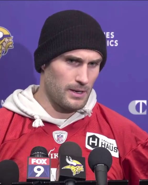 Kirk Cousins discusses his post game jacket - Sports Illustrated Minnesota  Sports, News, Analysis, and More