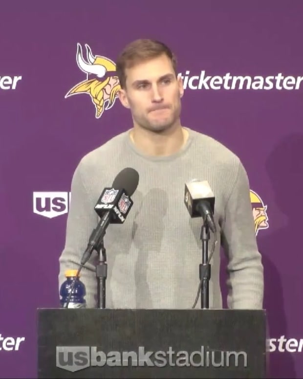 Kirk Cousins Goes Viral, Wearing Vikings Suit After Colts Win