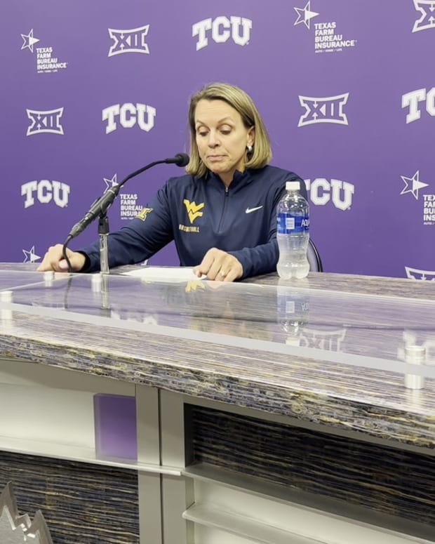 WATCH! West Virginia WBB Head Coach Dawn Plitzuwait Speaks to Media Following Win Over TCU