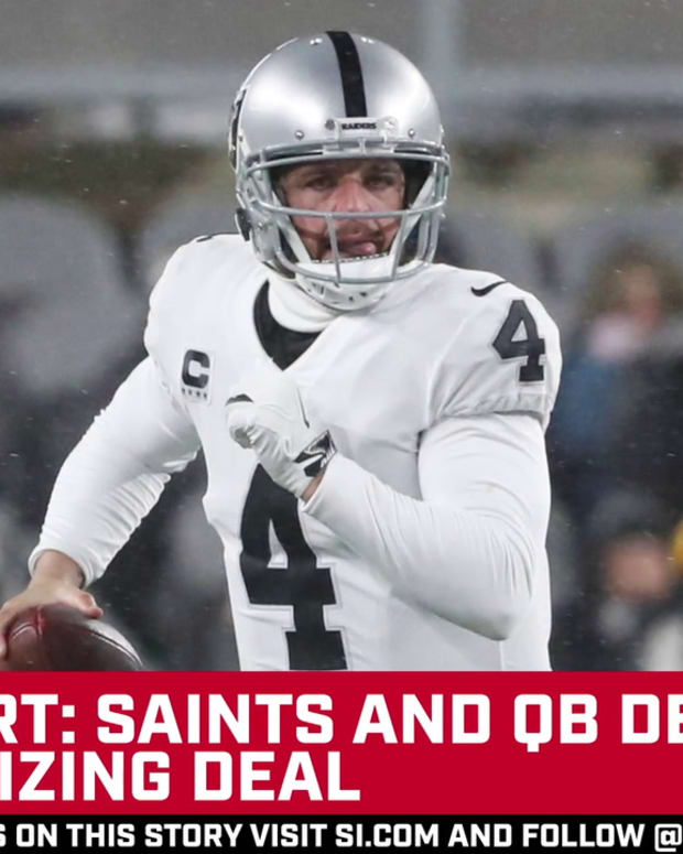 Saints coach Dennis Allen says Derek Carr shows 'great command and  leadership' - Sports Illustrated