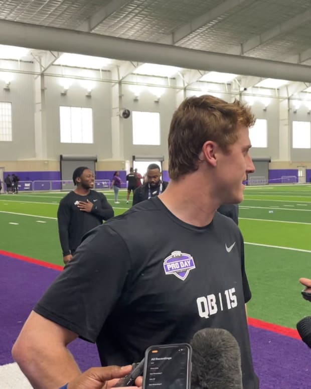 WATCH! - Max Duggan at TCU Pro Day