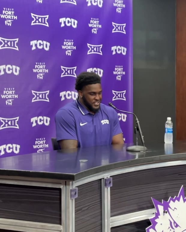 Rick D'Abreu on what it was like making his TCU debut