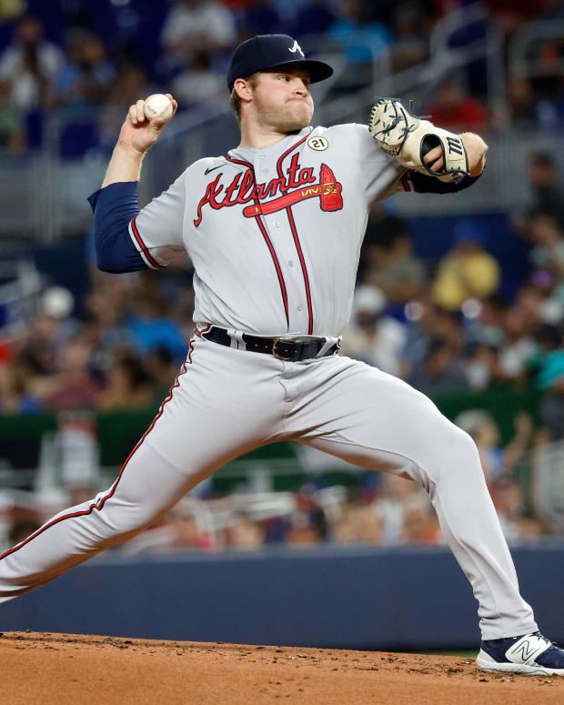 The Atlanta Braves officially call up AJ Smith-Shawver to start tonight's  series finale against the Cubs - Sports Illustrated Atlanta Braves News,  Analysis and More