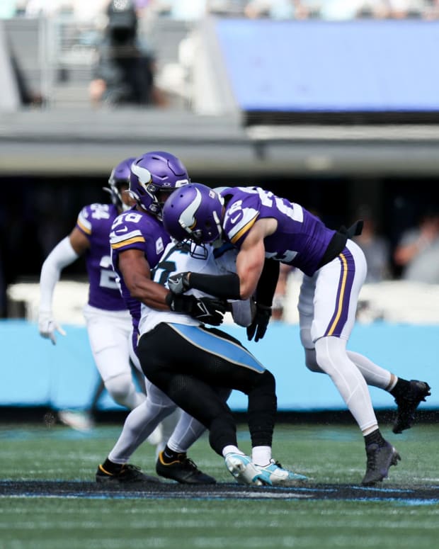 Vikings final injury report: Lewis Cine out, Marcus Davenport questionable  - Sports Illustrated Minnesota Sports, News, Analysis, and More