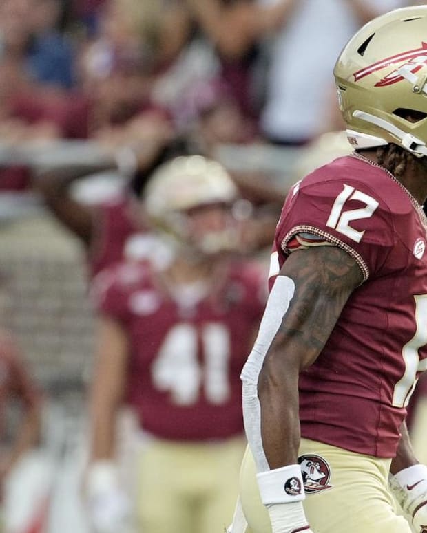 FSU Football Fall Camp Observations: Jordan Travis-Johnny Wilson Connection  Highlights Wednesday - Sports Illustrated Florida State Seminoles News,  Analysis and More