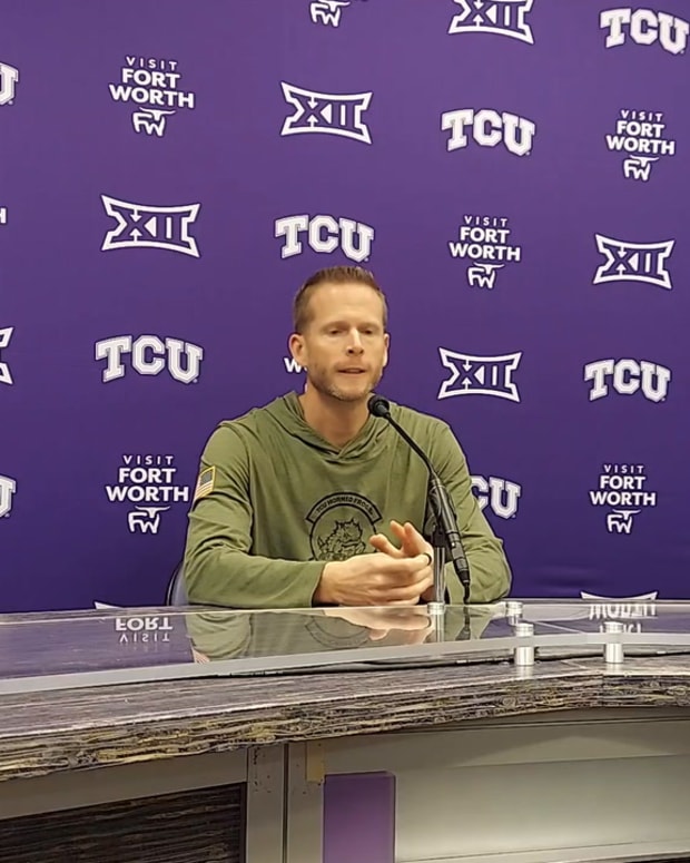 TCU Head Coach Mark Campbell - Army Postgame