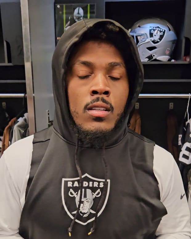 From the Las Vegas Raiders Locker RoomRB Josh Jacobs Minnesota Vikings Week