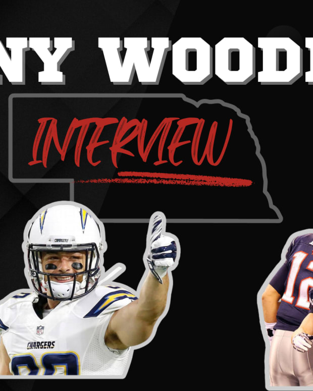 Carriker with Danny Woodhead thumbnail