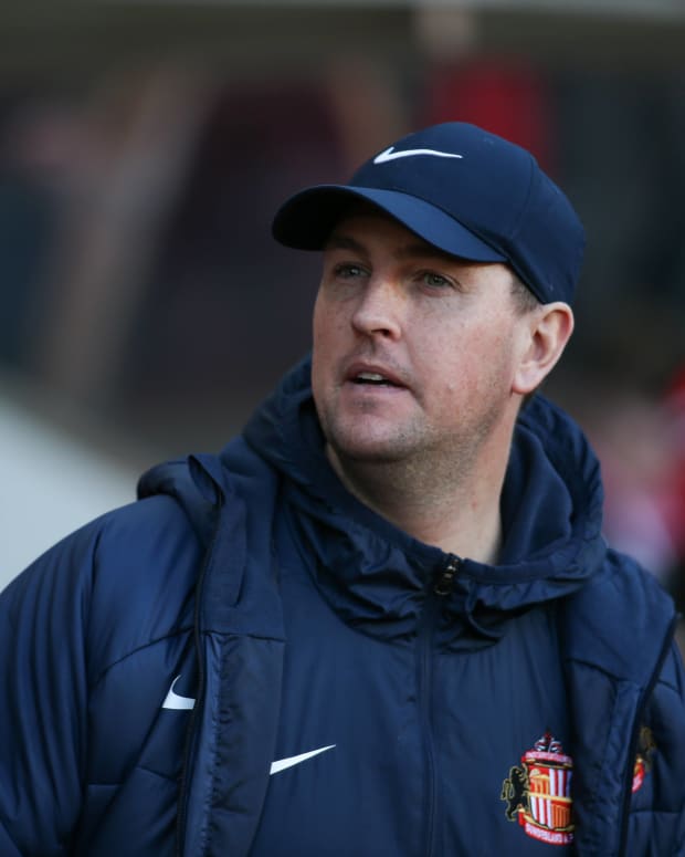 Mike Dodds - Sunderland head coach not happy