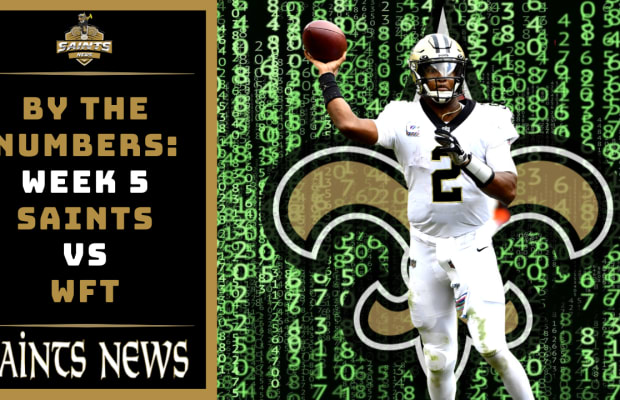 By the Numbers: Saints vs. WFT in Week 5