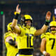 Oregon Ducks quarterback Bo Nix against the Washington Huskies.