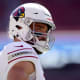 Arizona Cardinals tight end Zach Ertz (86) stands on the field before the start of the game against the San Francisco 49ers at Levi's Stadium.