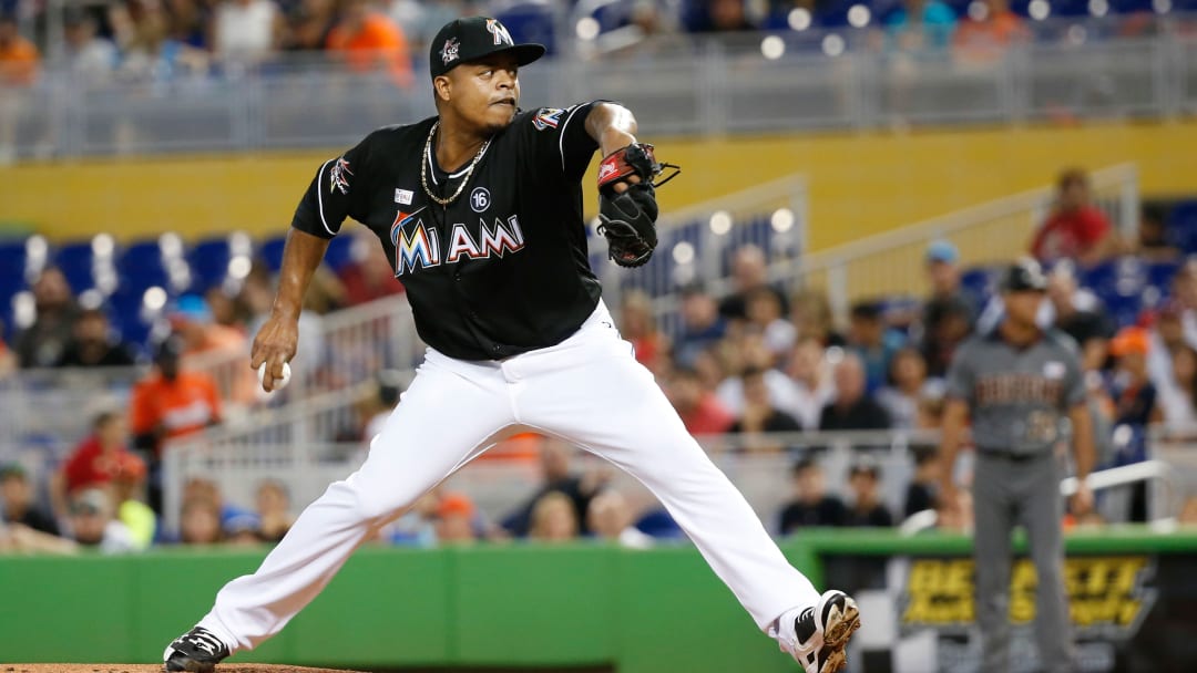 Marlins’ Edinson Volquez no-hits Diamondbacks in 3–0 win