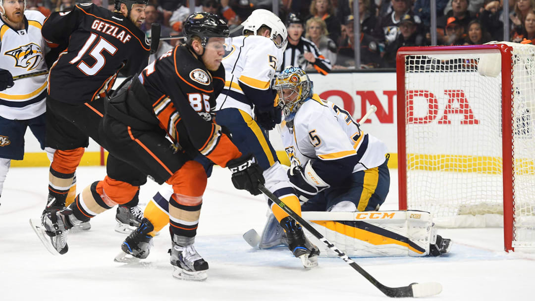 Ducks rally to even series with Predators in Game 2 of Western Conference Final
