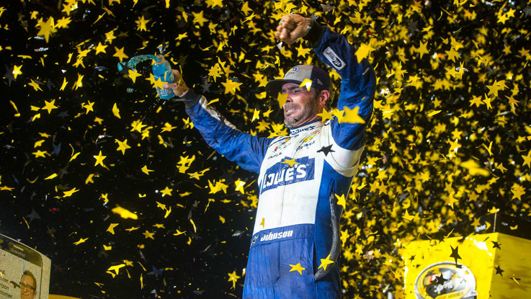 Jimmie Johnson takes his place among NASCAR greats with seventh Sprint Cup