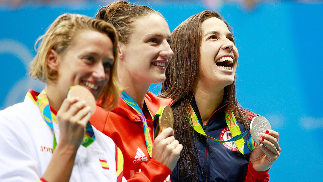 USA swims for silver: DiRado, Ledecky the early headlines at Rio Olympics